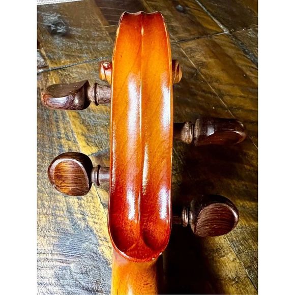 VINTAGE German Antonius Stradivarius Cremonensis, Faciebat Anno 3/4 size violin - Picture 3 of 16
